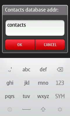 Type contacts