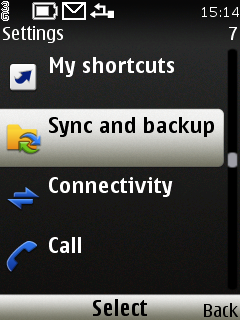 Go to Settings - Sync and backup