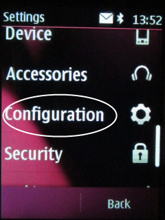 Choose Configuration