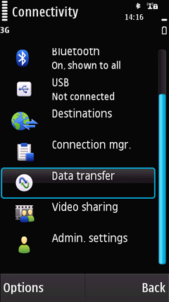 Select Data Transfer